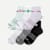 Women's All-Purpose Performance Quarter Sock 6-Pack - White Foam Green Mix