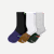 Running Half Calf Socks - grey indigo mix L [9903]
