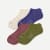 Modern Rib Ankle Socks - berry indigo mix L [9920]