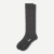 Ribbed Dress OTC Socks - Dark Grey Heather L [8805]