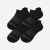 Merino Wool Blend Ankle Sock Black 4-Pack L