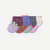 Junior Lightweight Ankle Sock 4-Pack - Purple Surf Mix L [8954]
