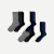 Youth Lightweight Calf Sock 8-Pack - Solids Mixed L