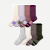 Women's Merino Wool Blend Calf Sock 8-Pack - Cocoa Purple Neutrals L