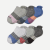 Youth Tri-Block Ankle Sock 6-Pack - mixed - 1