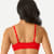 Women's Seamless Triangle Bralette - Red Sky WO2 [7665]