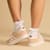 Women's Lightweight Bow Quarter Socks - White WO Lifestyle [8741]