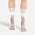Merino Wool Blend Calf Socks - Misty Cloud Heather WO1 [8178]