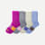 Marl Half Calf Sock 4-Pack - Pink Blue Mix L [9077]