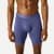 Men's Cotton Modal Blend Long Boxer Brief - Light Indigo MO1 [8969]