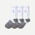 Targeted Compression Performance Calf Sock 3-Pack - White