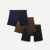 Men's Soft Flex Boxer Brief 3-Pack - Oak Black Mix L