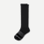 Merino Wool Blend Knee High Socks - Black L [7807]