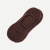 Lightweight No Show Socks Brown L