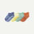 Toddler Gripper Ankle Sock 4-pack - jade blue mix L [9880]