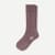 Merino Cashmere Blend Calf Socks - Mineral Purple L [8155]