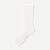 Modern Rib Calf Socks - Soft White L