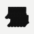 Men's Dress Calf Sock 12-Pack - black - 4
