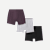 Men's Cotton Modal Blend Boxer 3-Pack - Dark Plum Mix L [8473]