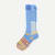 Full-Cushion Merino Wool Ski & Snowboard Socks Blue Crush L [8083]