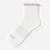 Women's Daisy Chain Quarter Socks - mauve L [9171]