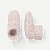 Toddler Gripper Slipper Bootie - Sherpa-Lined - Cream L Front + Side [7076]