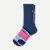 Women's All-Purpose Performance Calf Sock - Celestial Blue Heather Bold Pink L [8075]