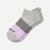Tri-Block Ankle Socks Grey Lavender L