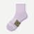 Merino Wool Blend Quarter Socks - Purple Smoke L [8732]