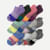 Youth Ankle Sock 12-Pack - Peach Plum Tri-Block Mix L