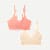 Women's Seamless Scoop Bralette 2-Pack - Wheat X Guava L