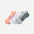 Women's Running Ankle Sock 3-Pack - white peach mix