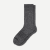 Women's Marl Calf Socks - marled-charcoal - 2