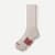 Marl Calf Socks - Natural Taupe / Rust Brown L [6975]