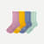 Youth Solids Calf Sock 4-Pack - berry blue mix L [9938]