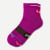 Merino Wool Blend Athletic Quarter Socks - Vivid Magenta L [8829]