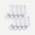 Half Calf Sock 8-Pack - white