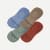 Lightweight Merino Wool Blend No Show Sock 4-Pack - Moss Fjord Mix L [8249]