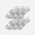 Men's Running Ankle Sock 6-Pack - White Mix L