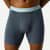 Cotton Modal Blend Boxer Brief - Classic Fly - Smoke MO1 [8470]