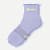 Women’s Ruffle Athletic Quarter Socks - lavender haze L [9161]