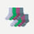 Youth Merino Wool Blend Calf Sock 8-Pack - Jungle Blue Mix