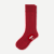 Merino Cashmere Blend Classic Rib Calf Socks richcrimson-layflat-1-transparent