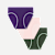 Women's Seamless Brief 3-Pack - Dark Elm Concord Blush Mix L