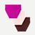 Women's Seamless Brief 3-Pack - Cherry Magenta Mix L