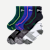 Men's Running Quarter Sock 6-Pack - Midnight Navy Multi Mix L