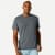 Pima Cotton Pocket Crew Neck T-Shirt - Cool Smoke MO1 [8527]