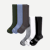 Men's Everyday Compression Sock 6-Pack (15-20mmHg) - Blue Smoke Grey Mix L