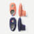 Toddler Gripper Slipper 2-Pack - Guava + Navy Dusk