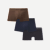 Men's Soft Flex Trunk 3-Pack - Moss Navy Mix L